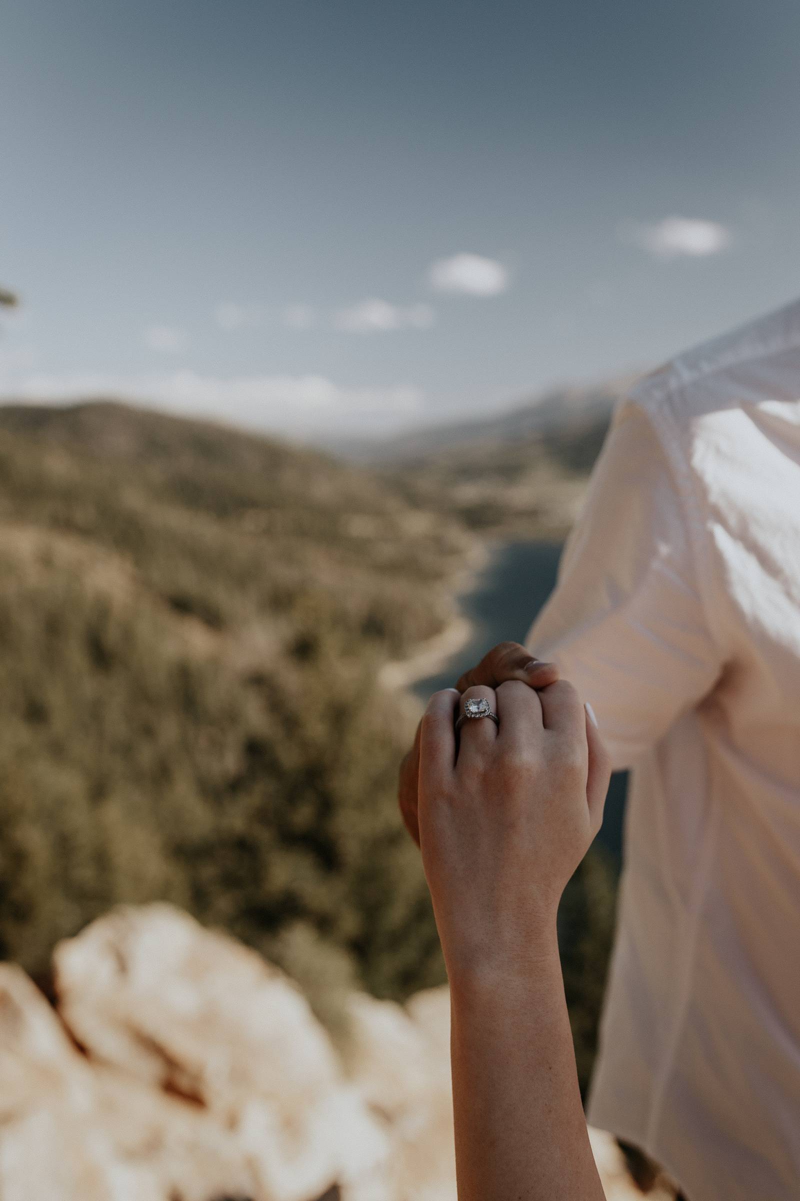 Sapphire Point, Colorado engagement photo