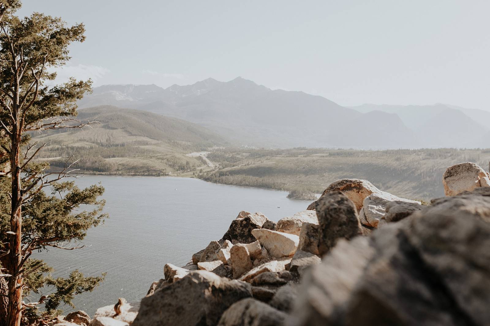 Sapphire Point, Colorado engagement photo