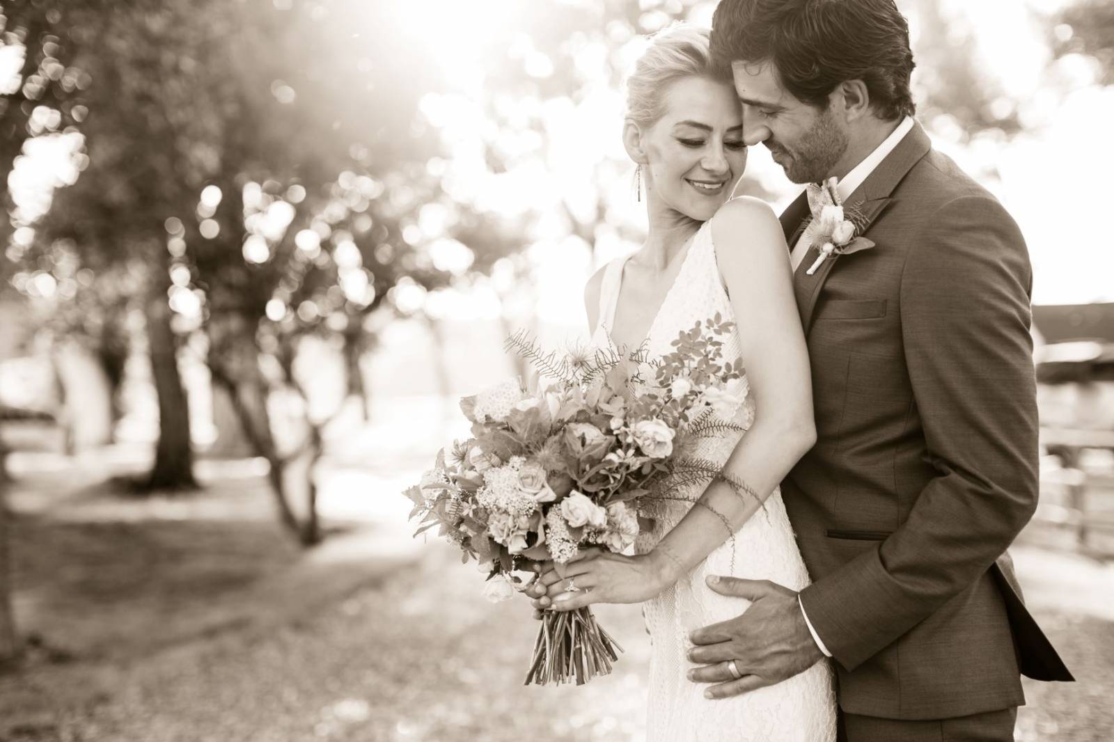 bride and groom wedding day portrait | Wyoming wedding inspiration
