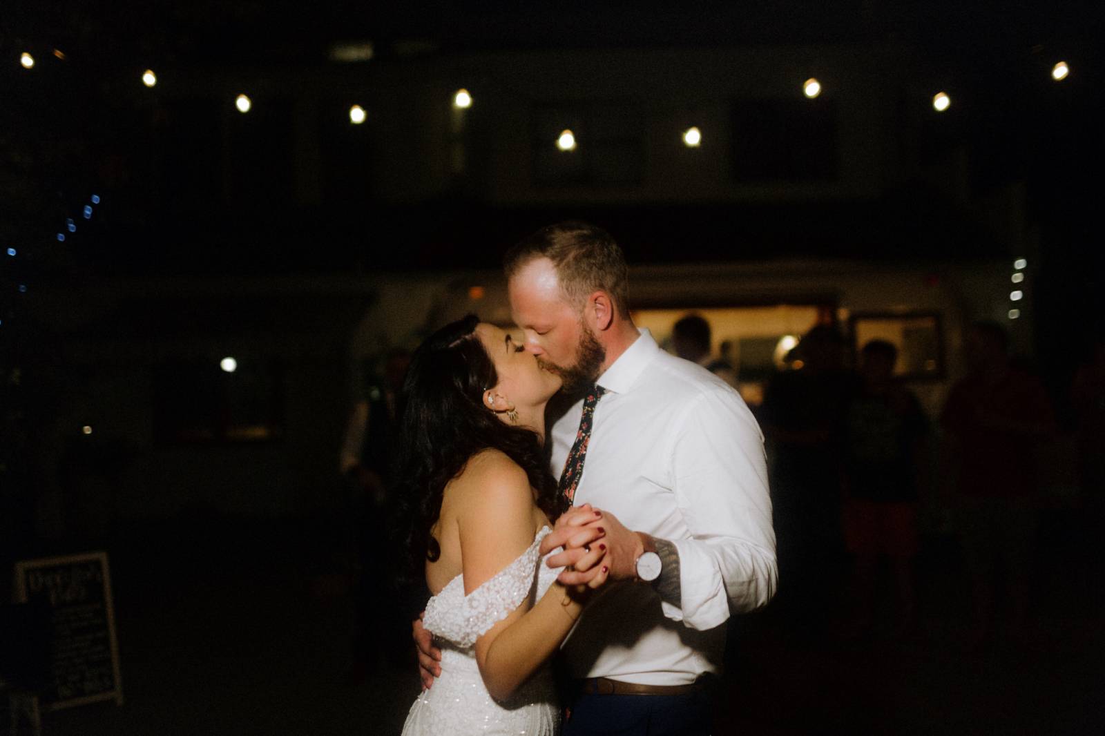 bride and groom first dance | A Mediterranean Estate Wedding in Beautiful Okanagan Valley