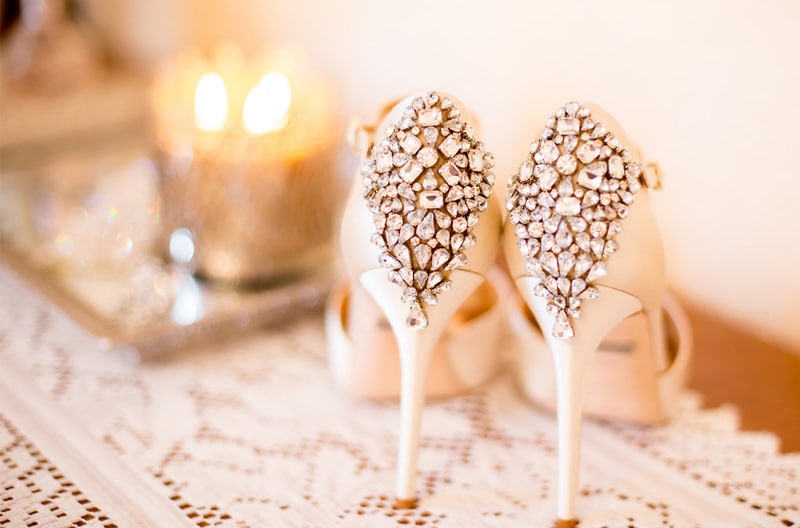 rhinestone bridal shoes