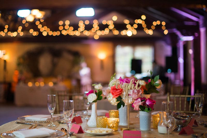 wedding guest table