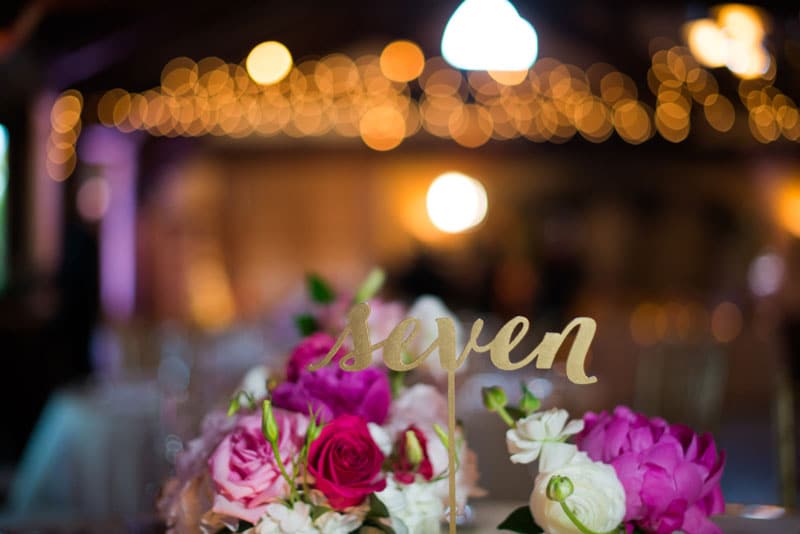 gold table number