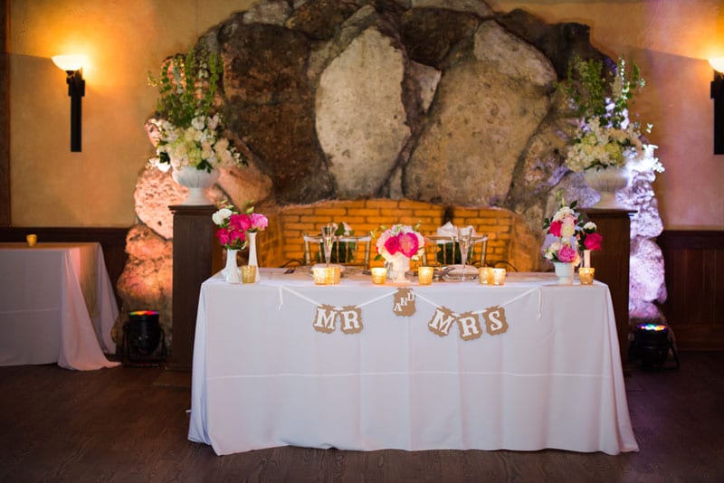 sweetheart table