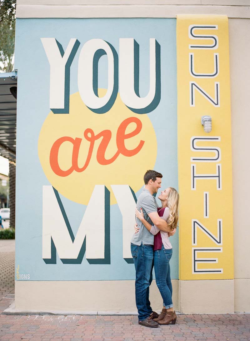 You are my sunshine in wall mural in Central Florida