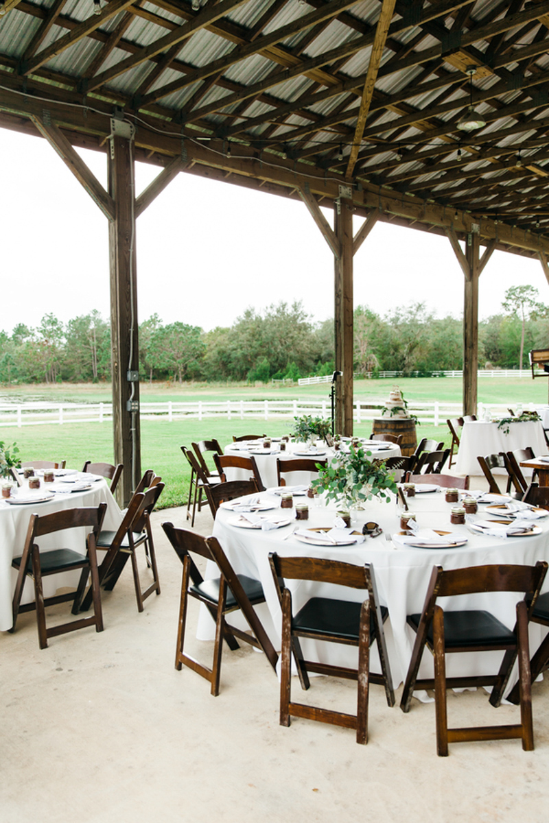 open air barn at Bramble Tree Estate