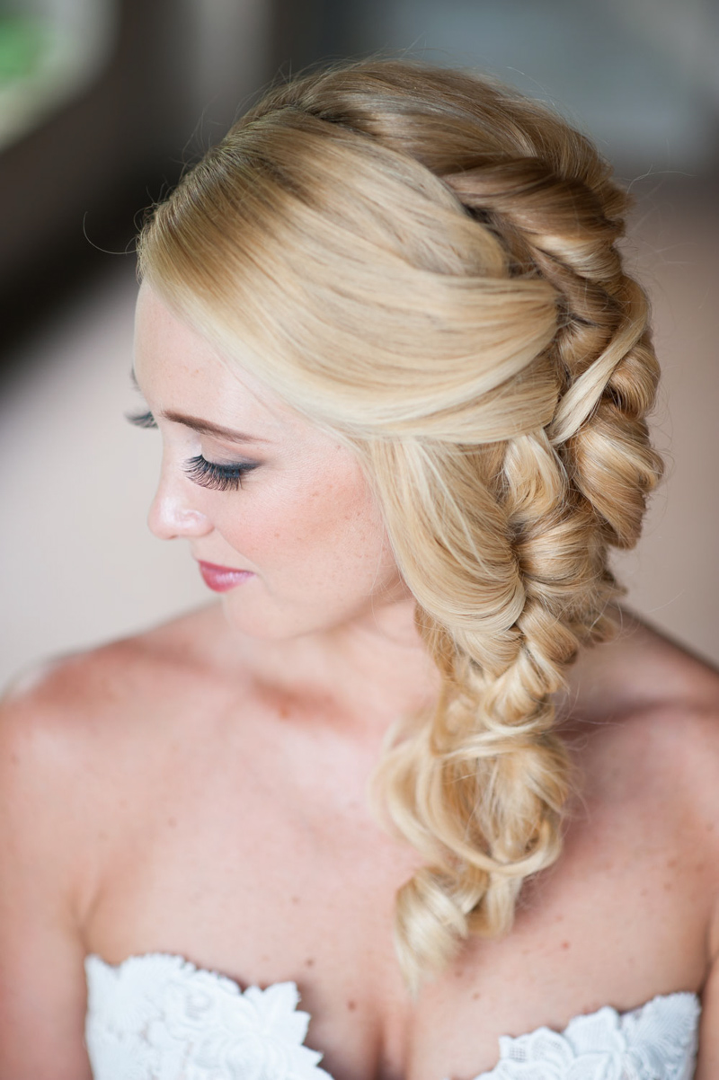 braided bridal updo