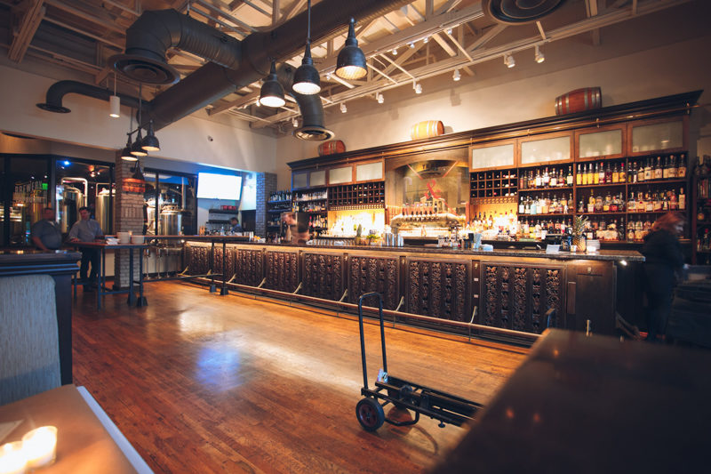 bar at the Ravenous Pig