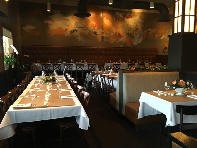 reception space at the Ravenous Pig