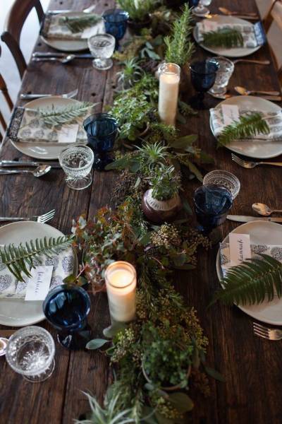 Rustic Tablescape Styling with Moss - Today's Current Events