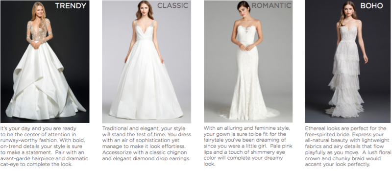 Bridal dress style on sale quiz