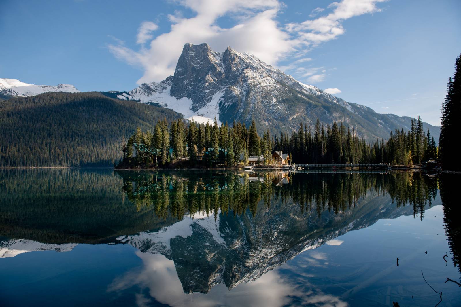 Emerald Lake Lodge Elopement Justine & Randy Emerald