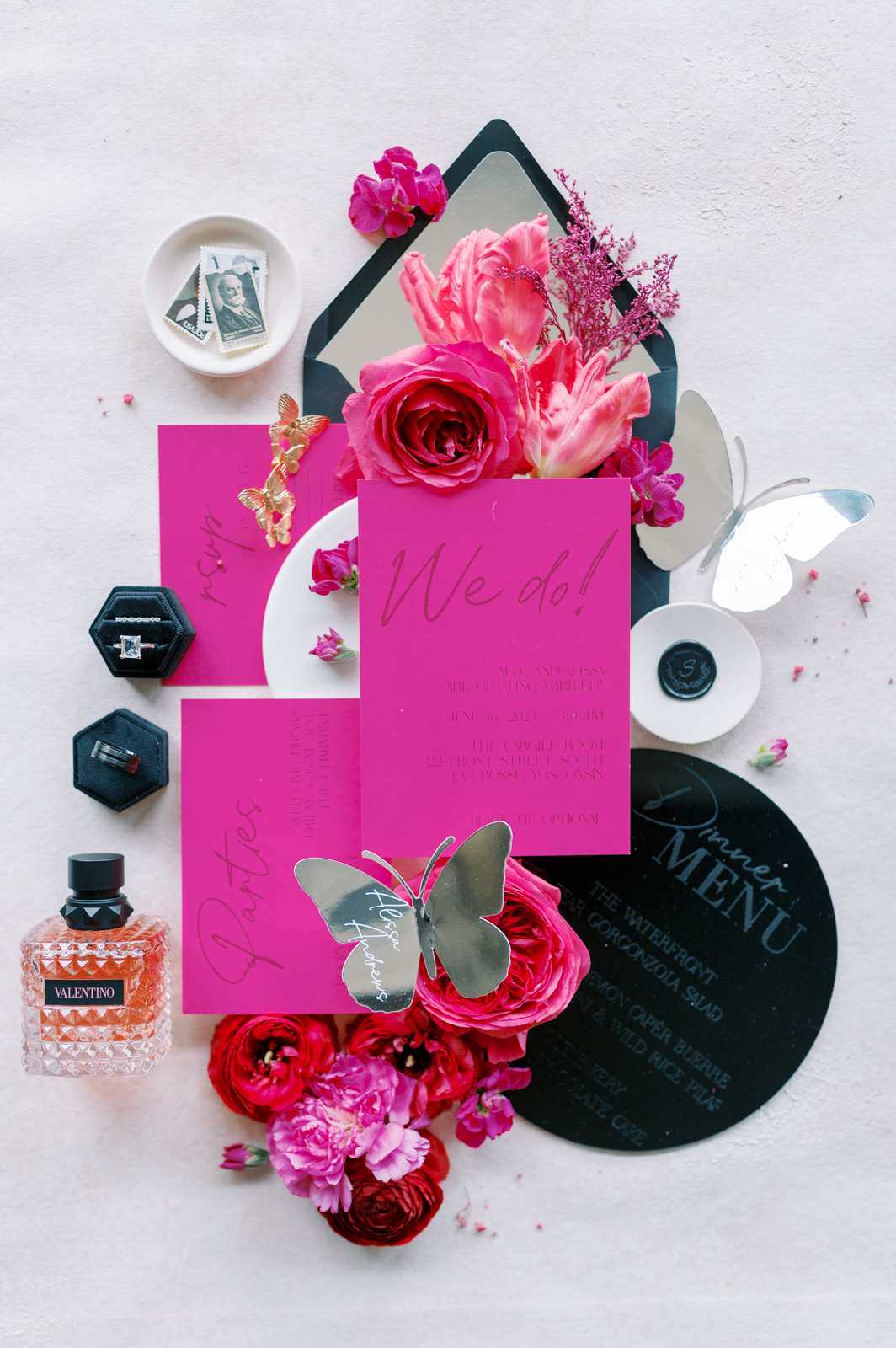 Bold Modern Wedding Stationary