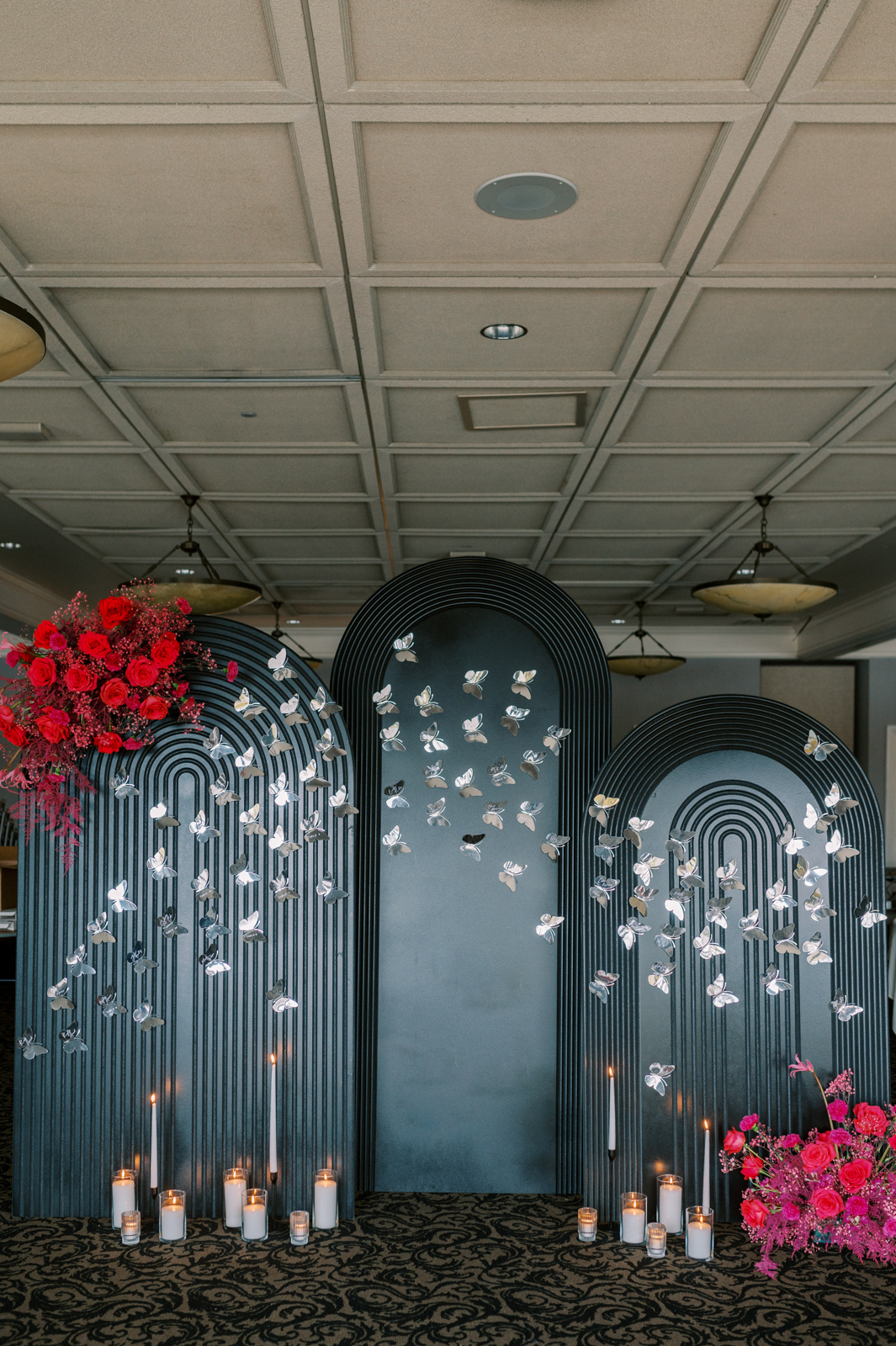 Whimsical Modern Escort Card Display