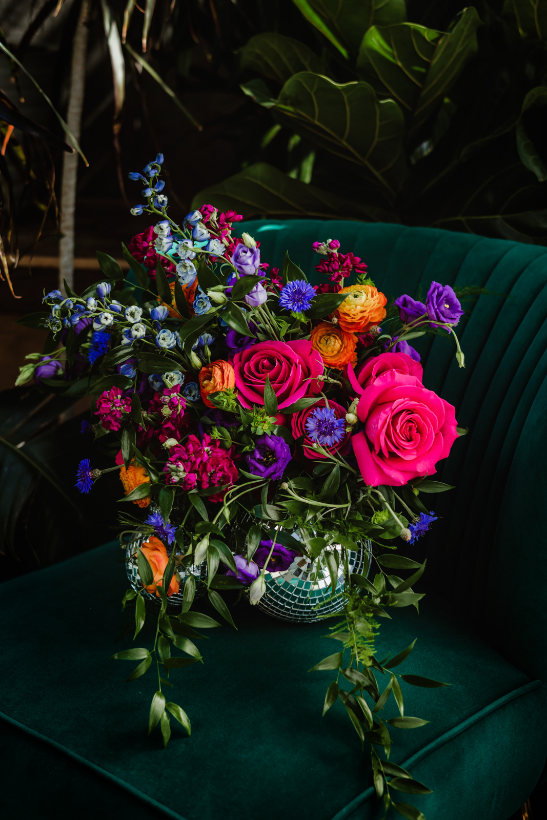 Vibrant Bold Wedding Bouquet