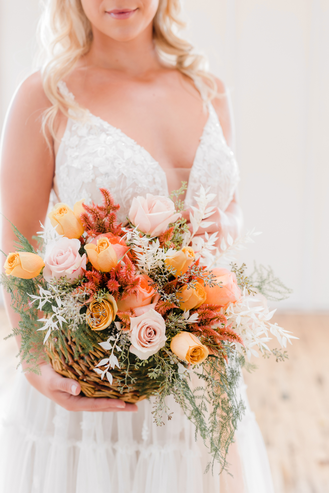 Basket Wedding Bouquet