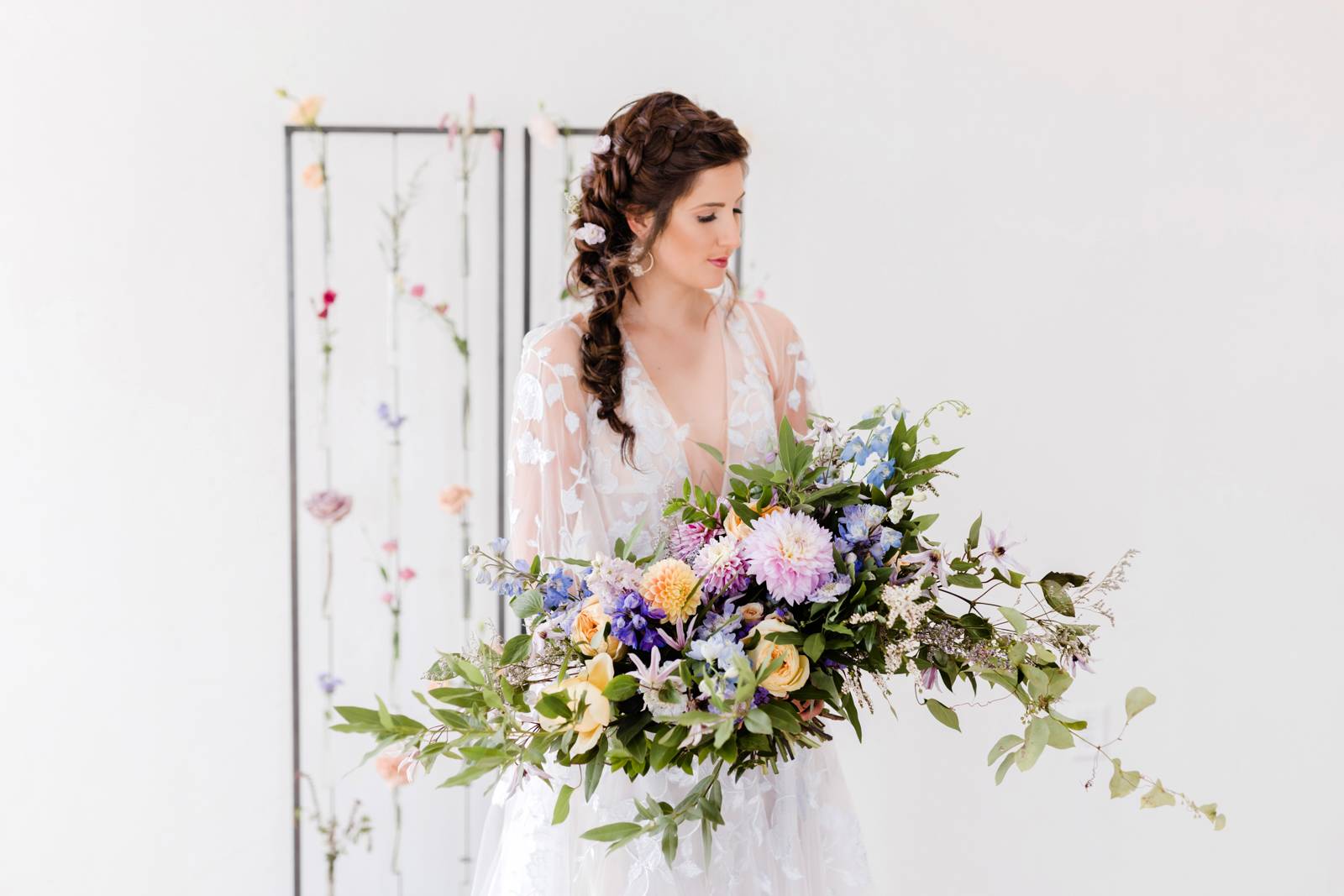 Whimsical Garden Wedding Bouquet