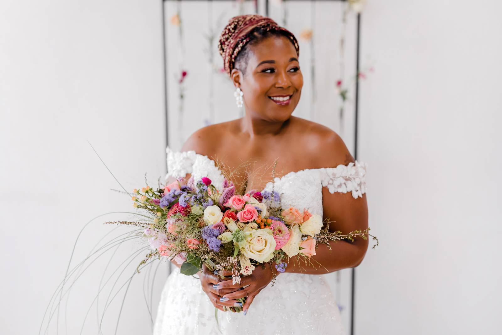 Romantic Garden Wedding Bouquet