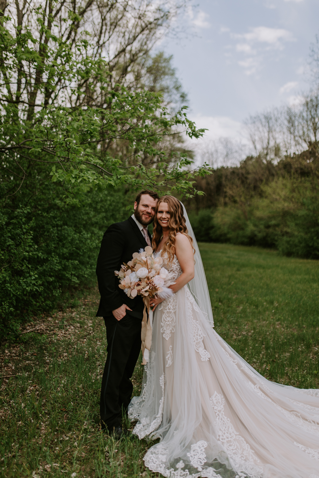 Modern Elegant Boho Couple