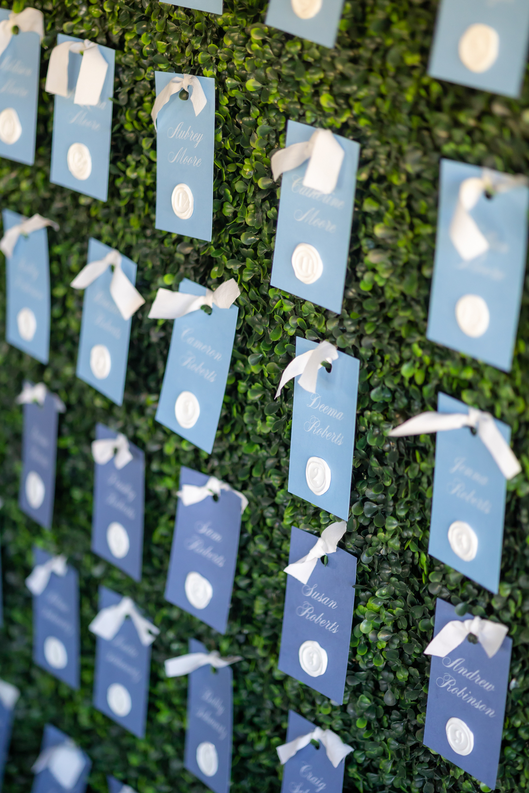 Ombre Escort Cards