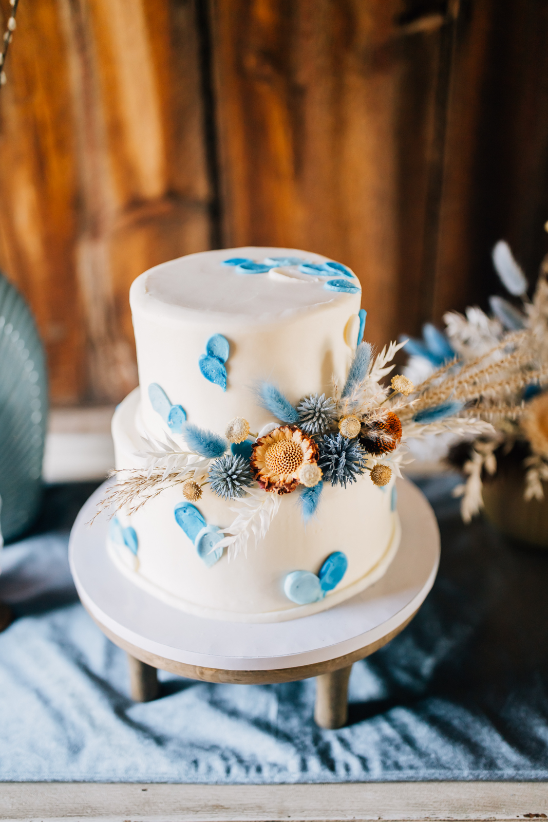 Modern Boho Wedding Cake