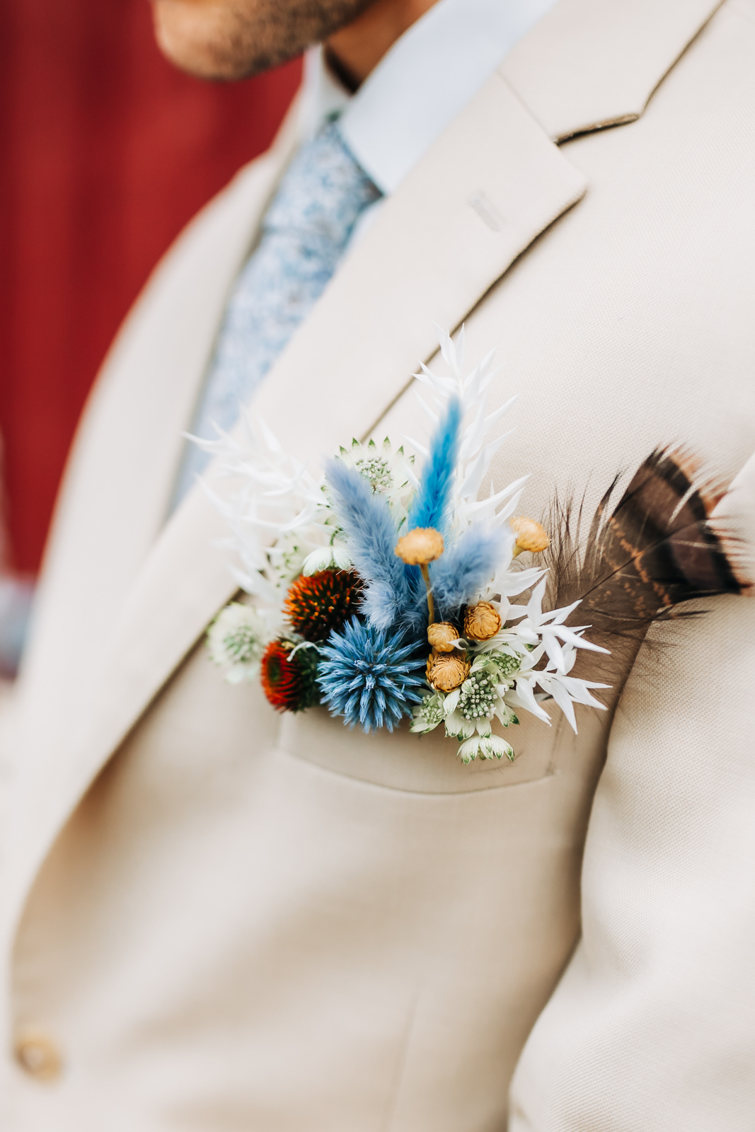 Rustic Pocket Boutonniere
