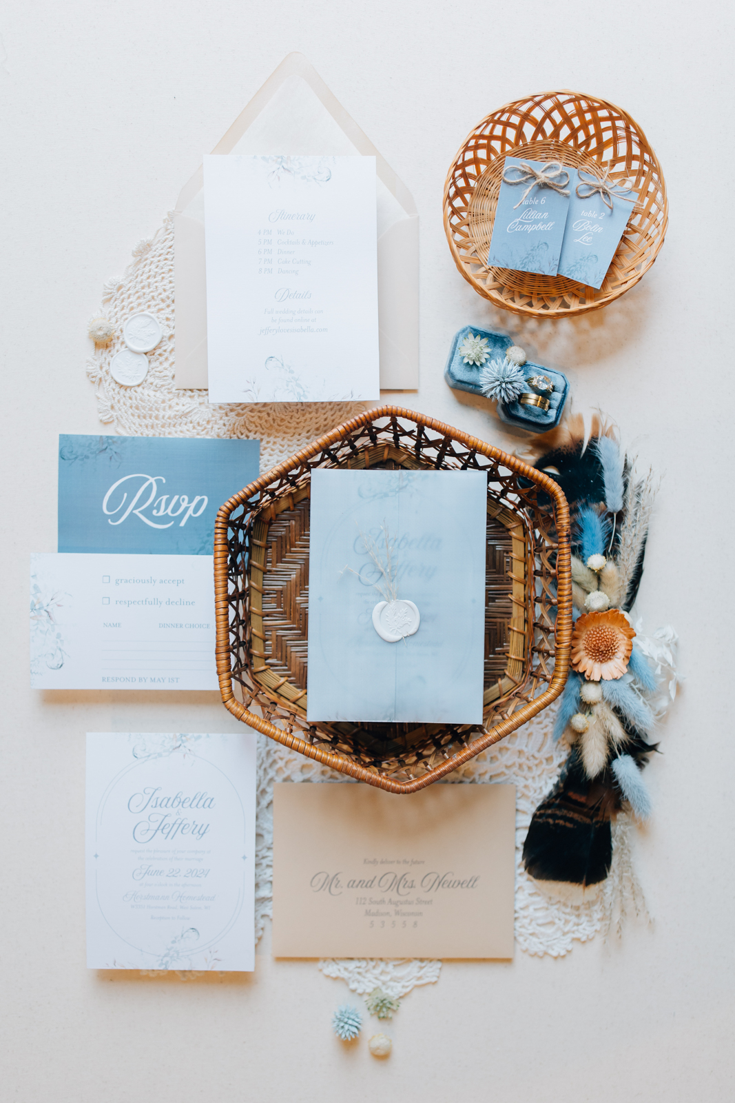 Romantic Rustic Wedding Stationery