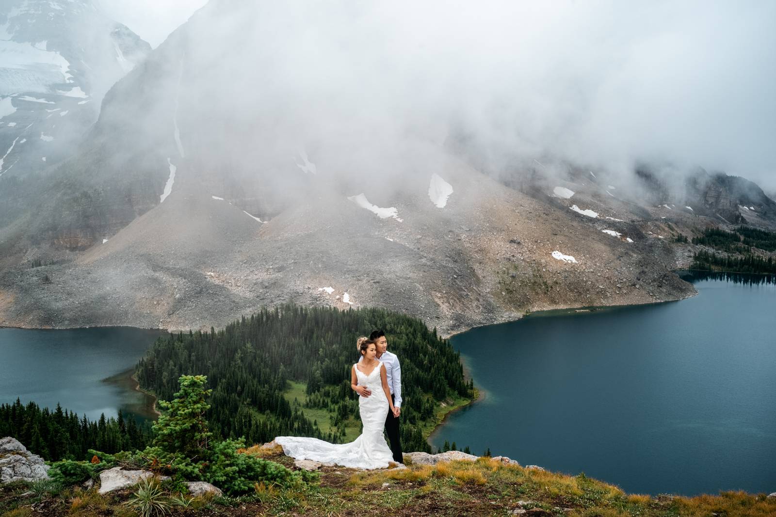 Backpacking wedding