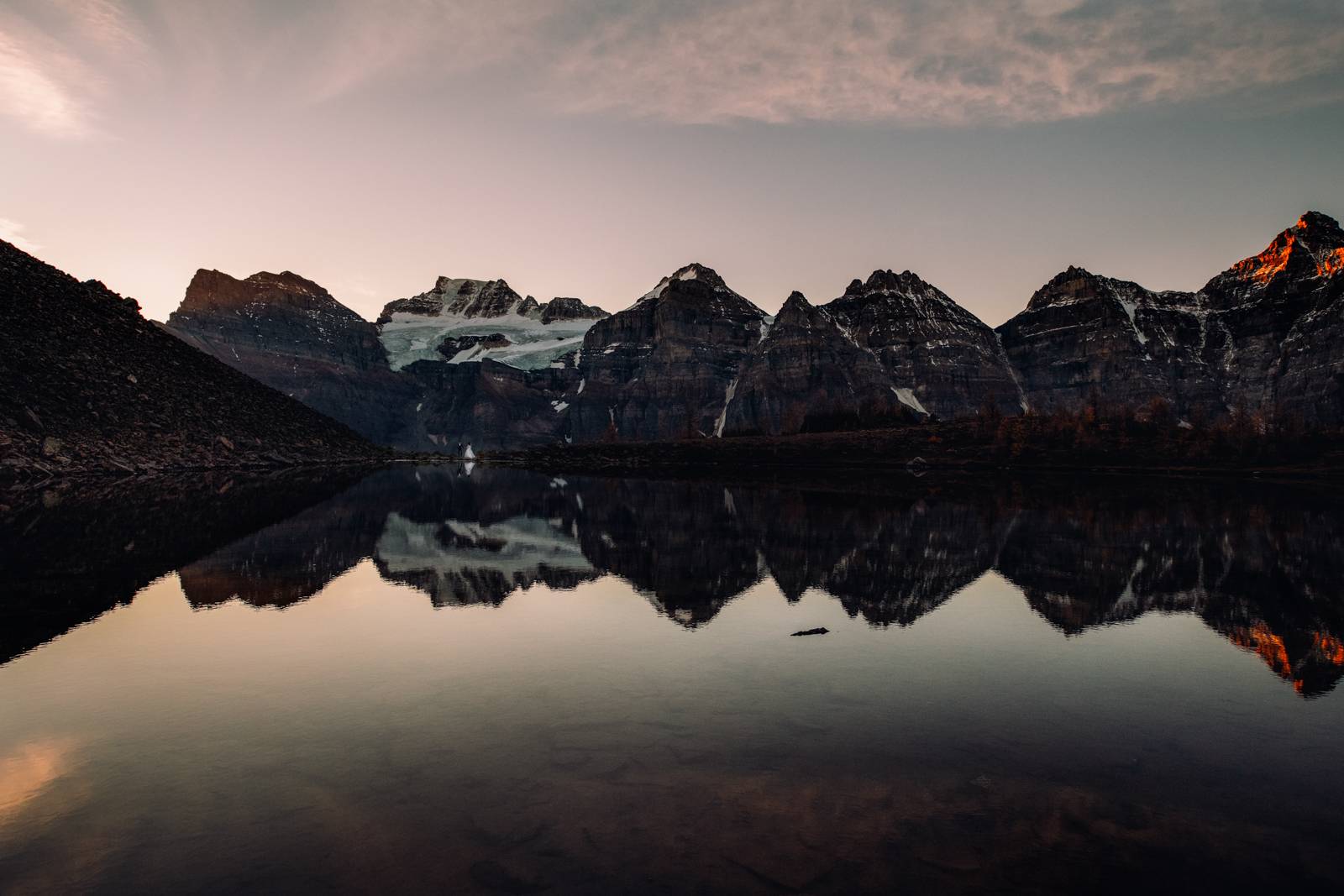 Mountain reflection in the lake