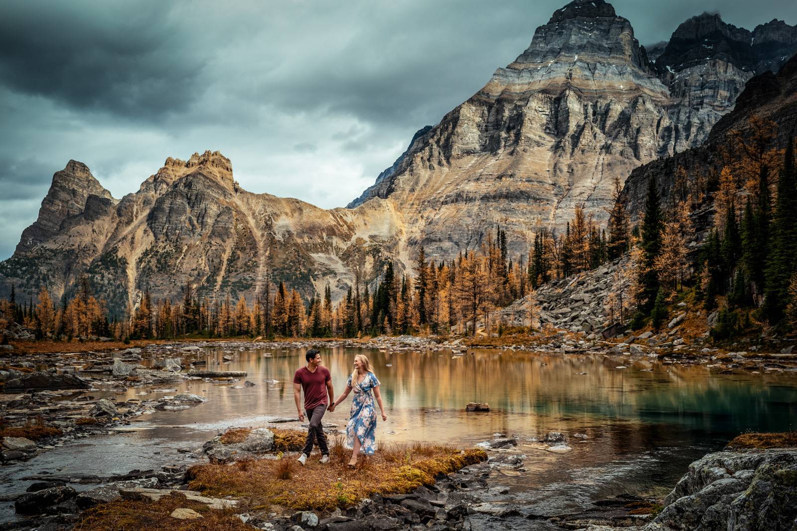 fall engagement ahotography