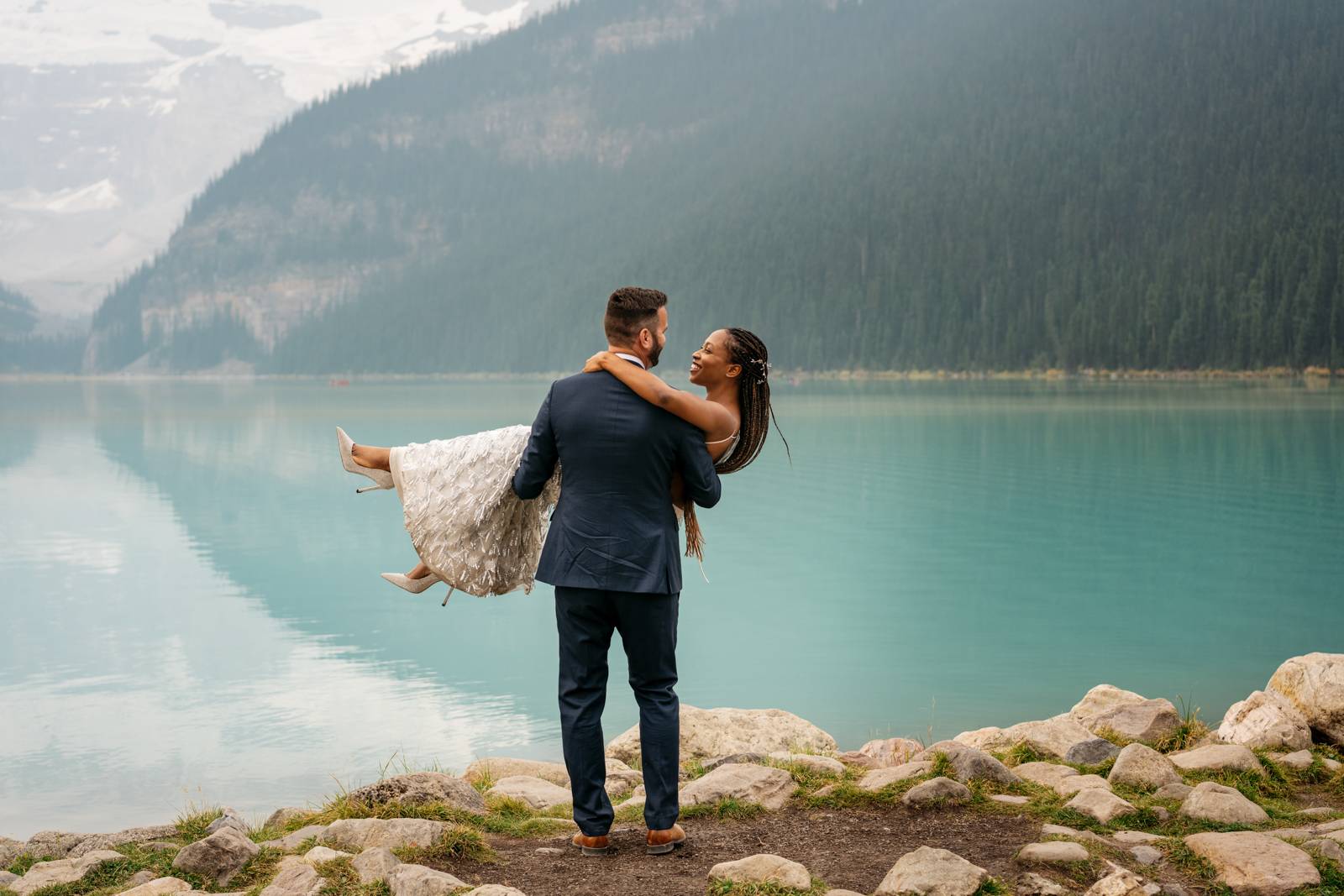 just eloped at Lake Louise