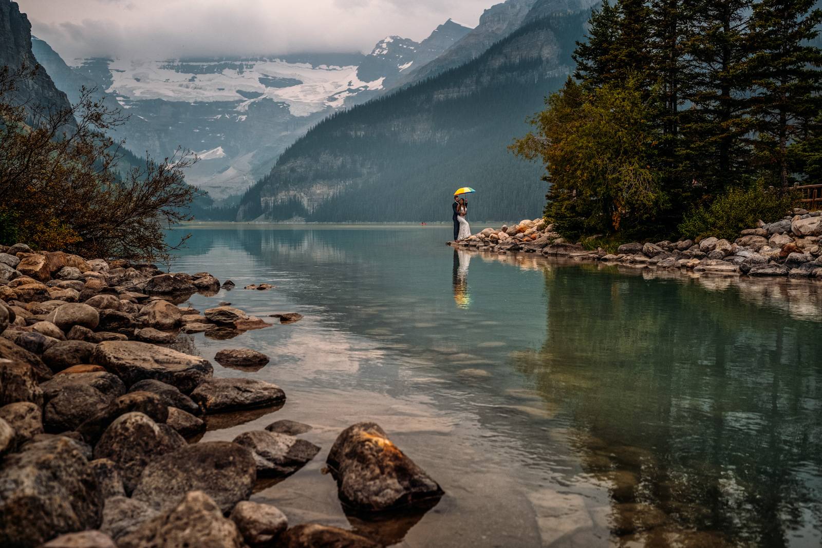 lake Louis elopement