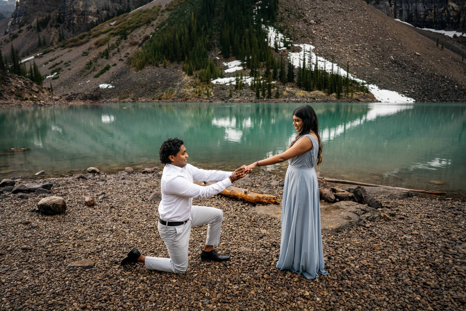 proposal at moraine lake