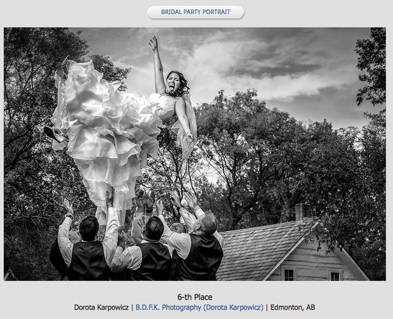 bridal party portrait