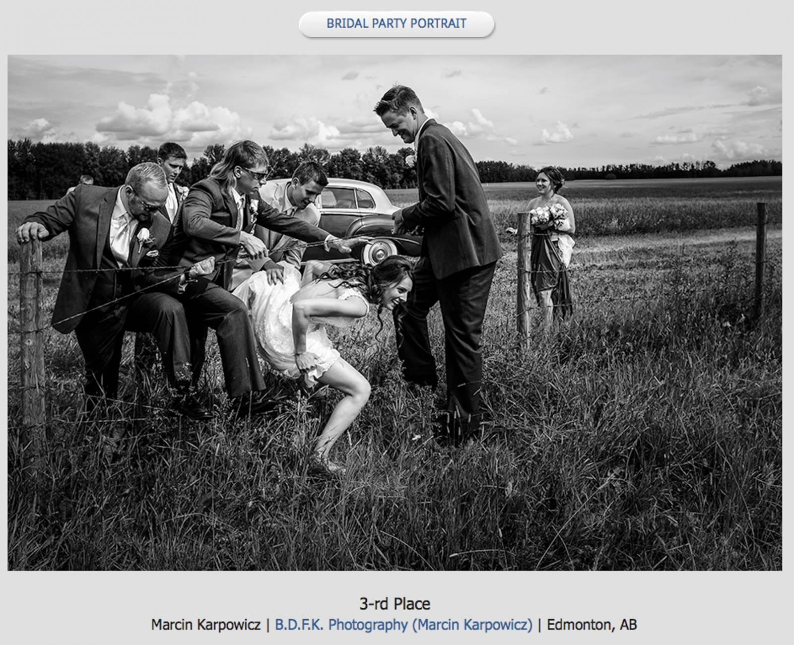 bridal party portrait