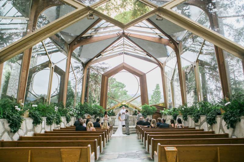 Woodland Chapel Wedding Inspired By Frank Lloyd Wright
