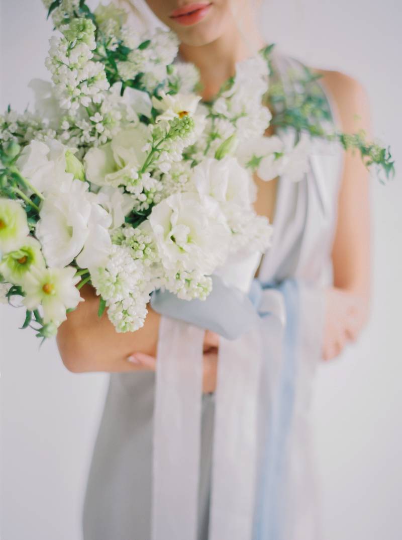 Romantic White Organic Bouquet,
