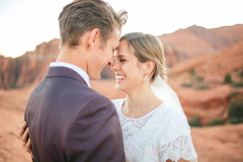 Megan + Joseph's Stunning Canyon Bridal Shoot