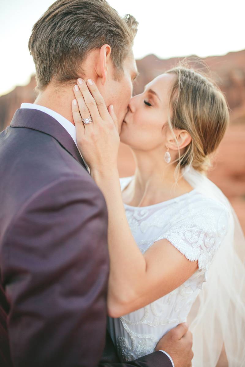 Megan + Joseph's Stunning Canyon Bridal Shoot