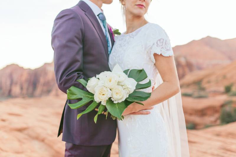 Megan + Joseph's Stunning Canyon Bridal Shoot