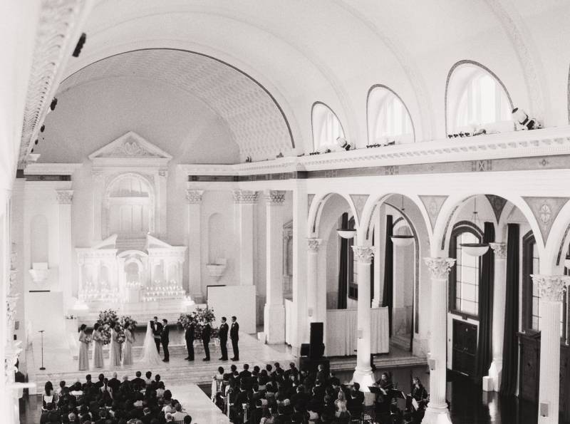 Elegant Candlelit Cathedral Wedding