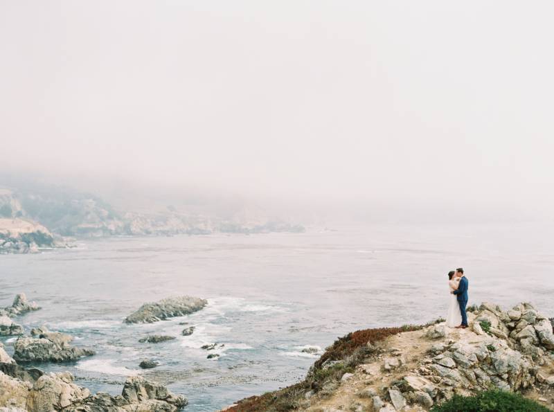 romantic Big Sur wedding photos