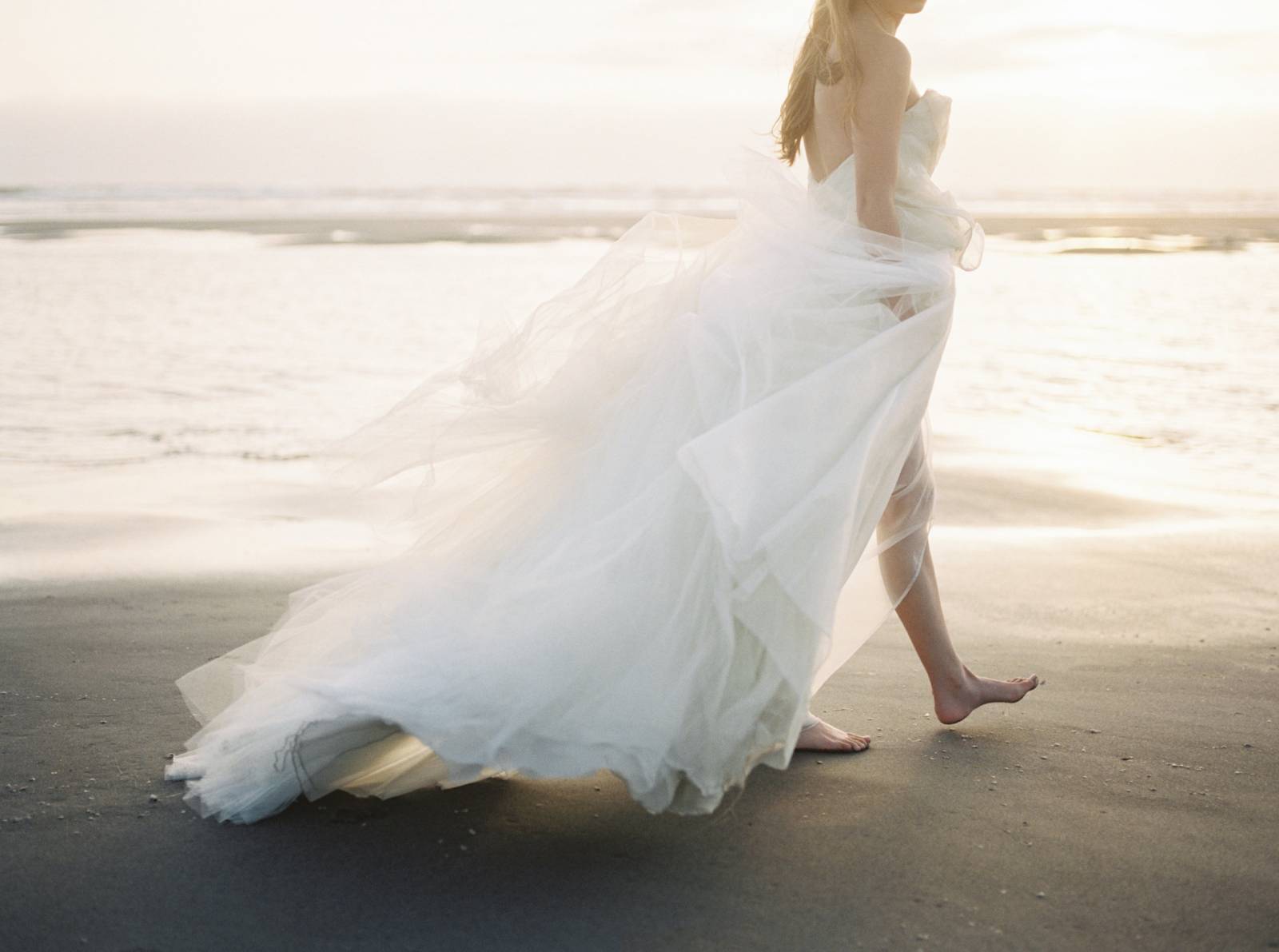 Claire La Faye ethereal wedding dress