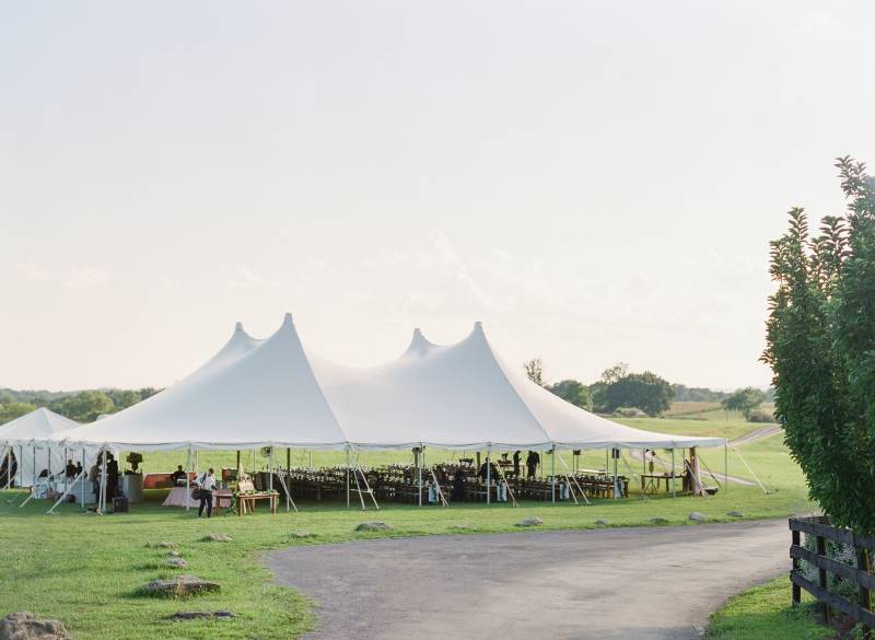 Blush and Ivory Outdoor Wedding