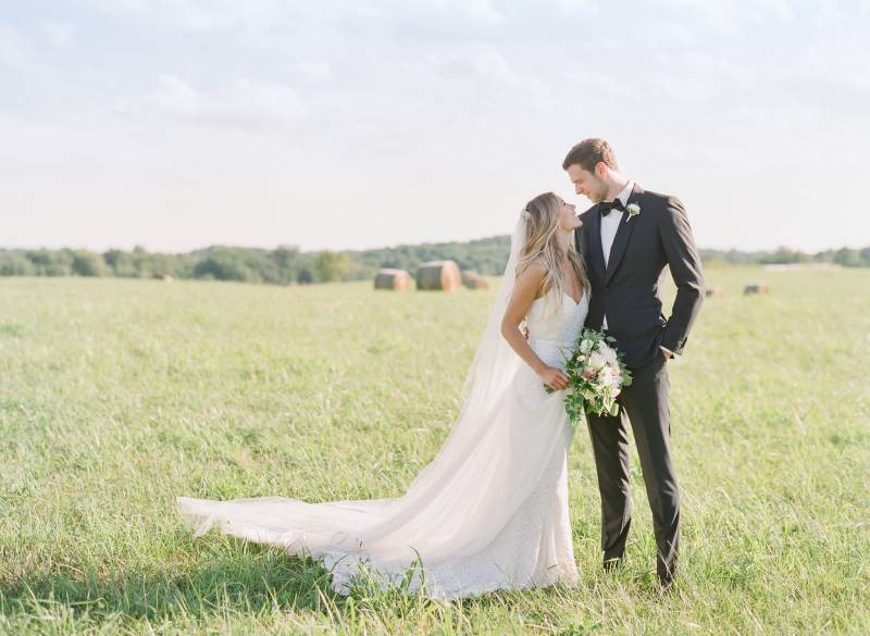 Blush and Ivory Outdoor Wedding