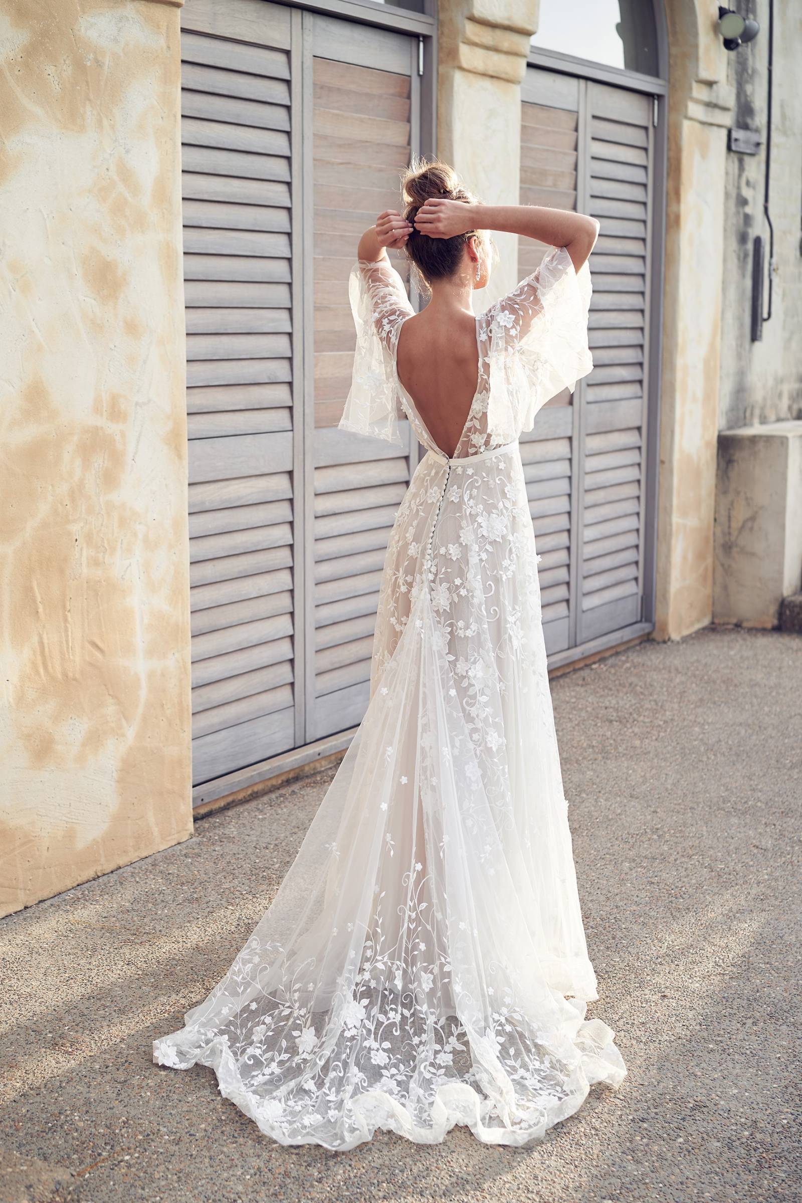 5 Boho Chic Beach Wedding Dress Designers