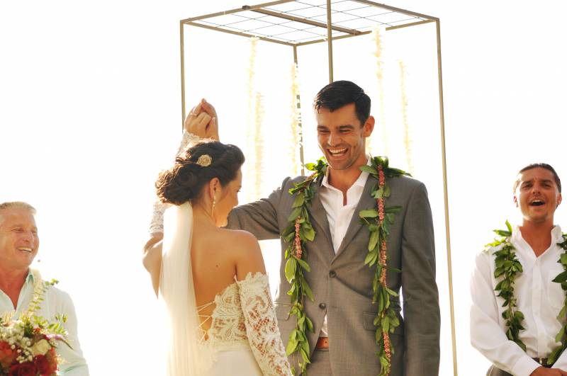 Tropical Maui Oceanfront Estate Wedding