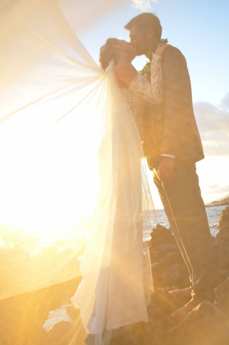 Tropical Maui Oceanfront Estate Wedding