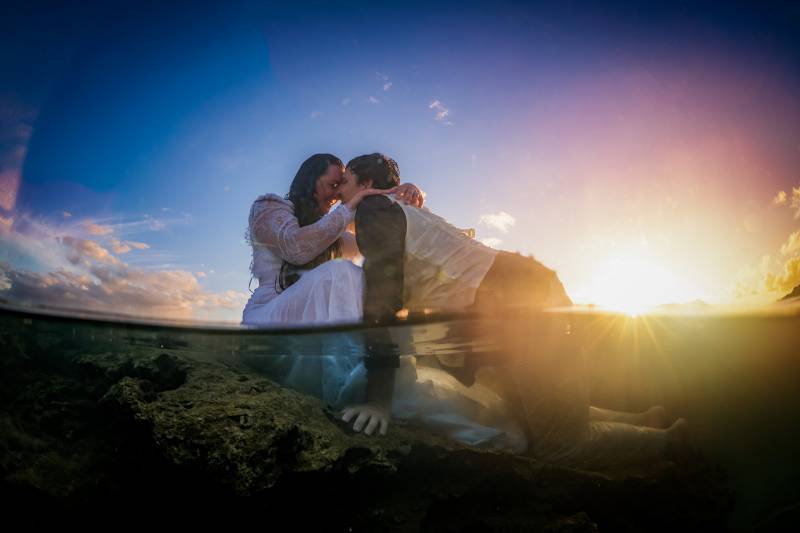 Trash The Dress Underwater Session