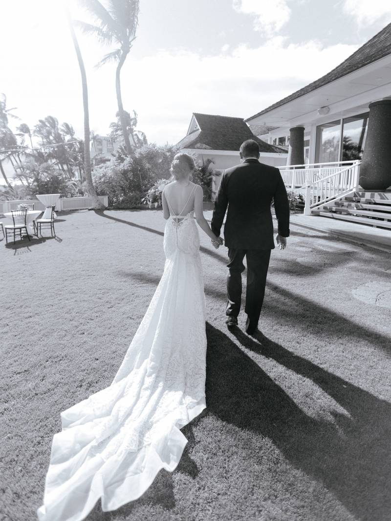 An Island Bride In A Beautiful Berta Wedding Gown | Maui Destination ...